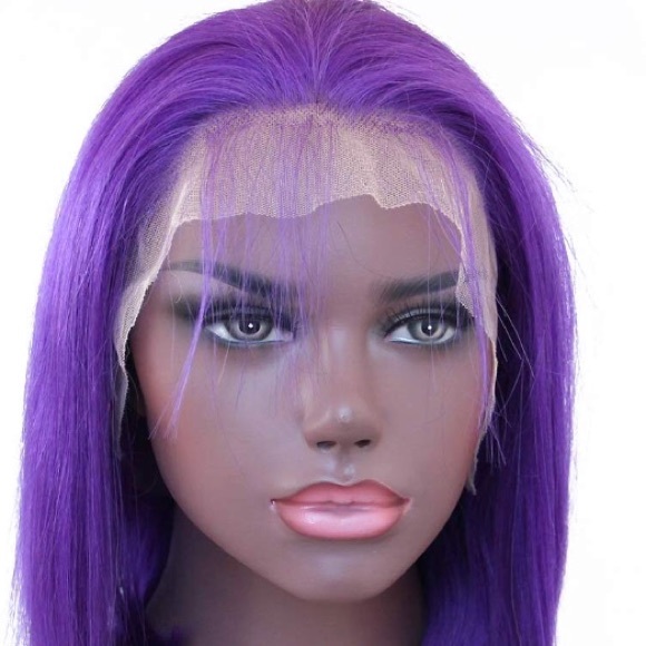12” LaceFront Human hair colored bob wigs *NWT* main image 5